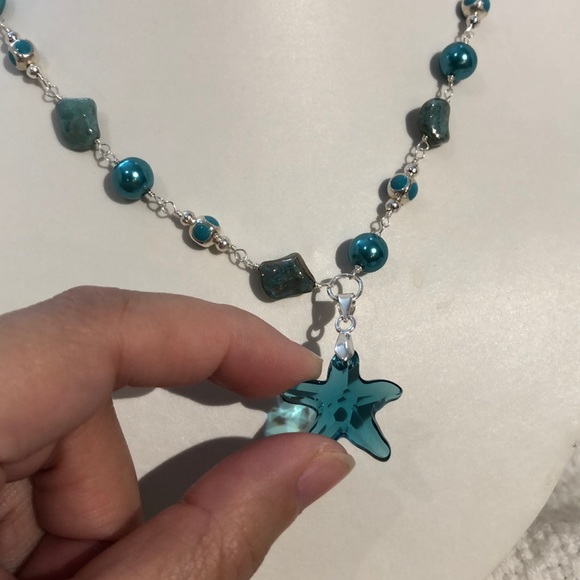 NEW Swarovski Starfish Turquoise set BNWOT - Picture 9 of 10